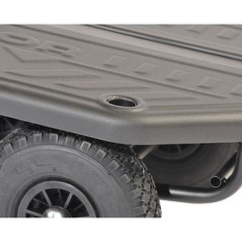 Dolly Matador, especialmente grande, com 6 rodas com enchimento de ar, 985x640x350mm