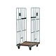 Roll container 800x680x1670mm - Fundo de madeira - Usado