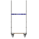 Roll container 800x680x1670mm - Fundo de madeira - Usado