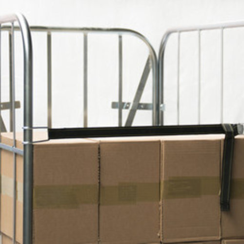 Roll container, 3 laterais, galvanizado, 810x720x1620mm