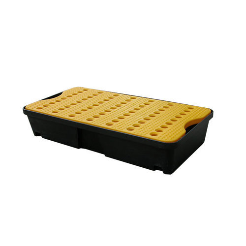 Tina de retenção de plástico 805x405x155mm - com grelha, 30L