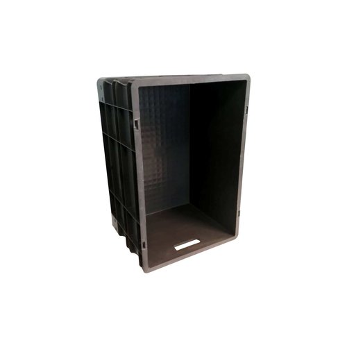 Caixa Euronorm, fechada, 60 litros, empilhável, 600x400x320mm