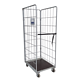 Roll container de 3 laterais 820x655x1900mm - base madeira