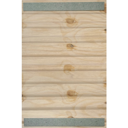 Tampa 1200x800x9 mm para colar de madeira - 2 barras fixação - Usado