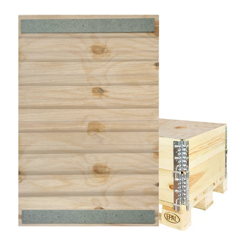 Tampa 1200x800x9 mm para colar de madeira - 2 barras fixação - Usado