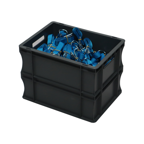 Caixa plástico empilhável 400x300x290mm - 25 litros