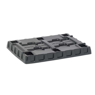 Tampa de plástico  820x620x95mm- para colar de paletes