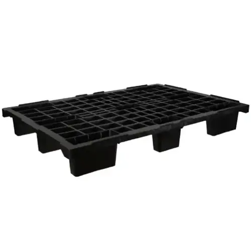 Palete de plástico 1200x800x150mm - 9 tacos- topo perfurado