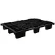 Palete de plástico 1200x800x150mm - 9 tacos- topo perfurado