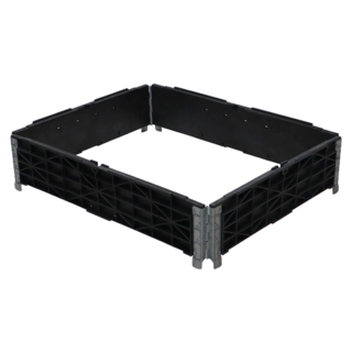 Colar de plástico para palete 1000x800 mm - 4 dobradiças