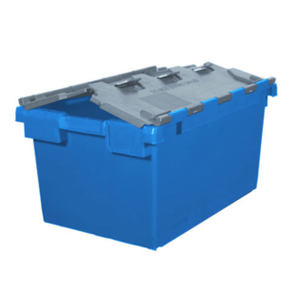 Caixa de distribuição 710x460x368 mm - 80L, empilhável - Usada