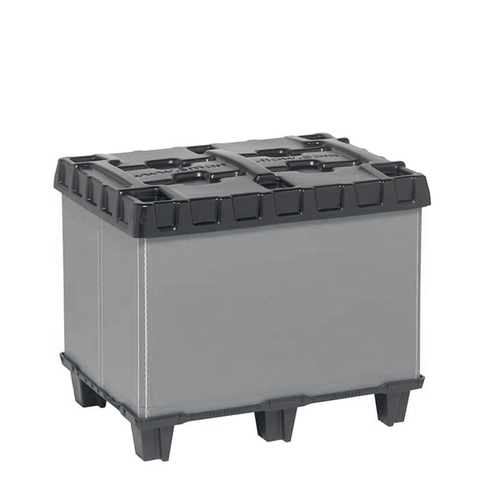 Contentor plástico 820x620x635mm - dobrável