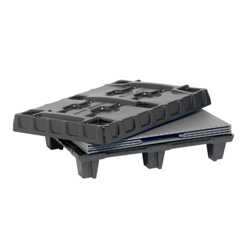 Contentor plástico 820x620x635mm - dobrável