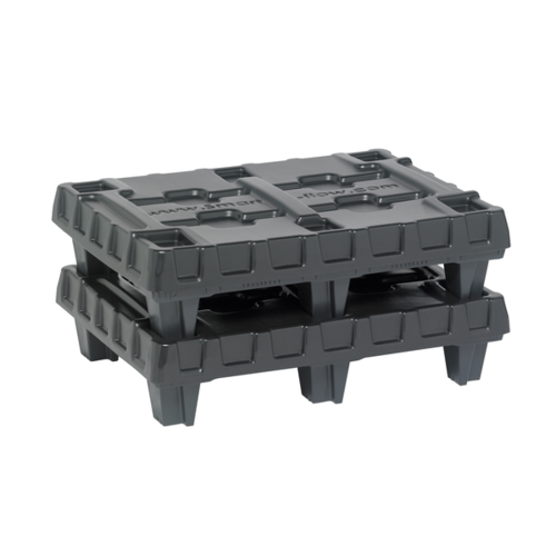 Contentor plástico 820x620x635mm - dobrável