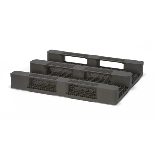 Palete plástico 1200x1000x160 mm - Plástico PP Reciclado, robusta, fechada