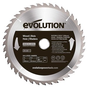 Evolution Power Tools Steel Line LAME BOIS 230 MM - CS