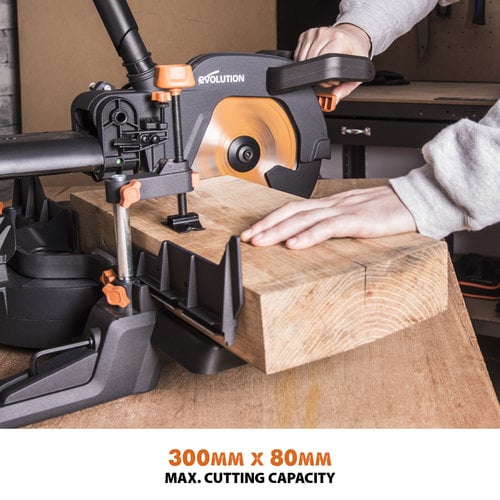 Evolution Power Tools Build Line MEHRZWECK-GLEIT GEHRUNGSSÄGE RAGE - R255 SMS+ INKL. KLINGE