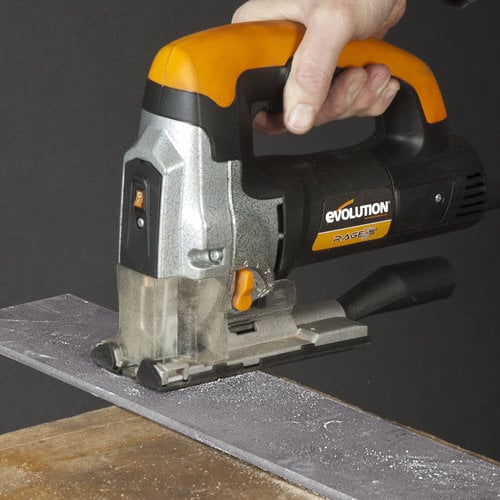 Evolution Power Tools Build Line STICHSÄGE RAGE 7-S  MIT VARIABLER GESCHWINDIGKEITSREGELUNG UND KLINGEN RAGE 7-S