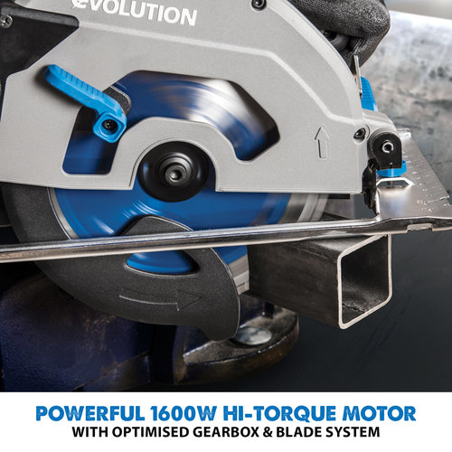 Evolution Power Tools Steel Line CIRCULAR SAW S185CCSL INCL. SAW BLADE FOR MILD STEEL INCL. SAW BLADE FOR MILD STEEL