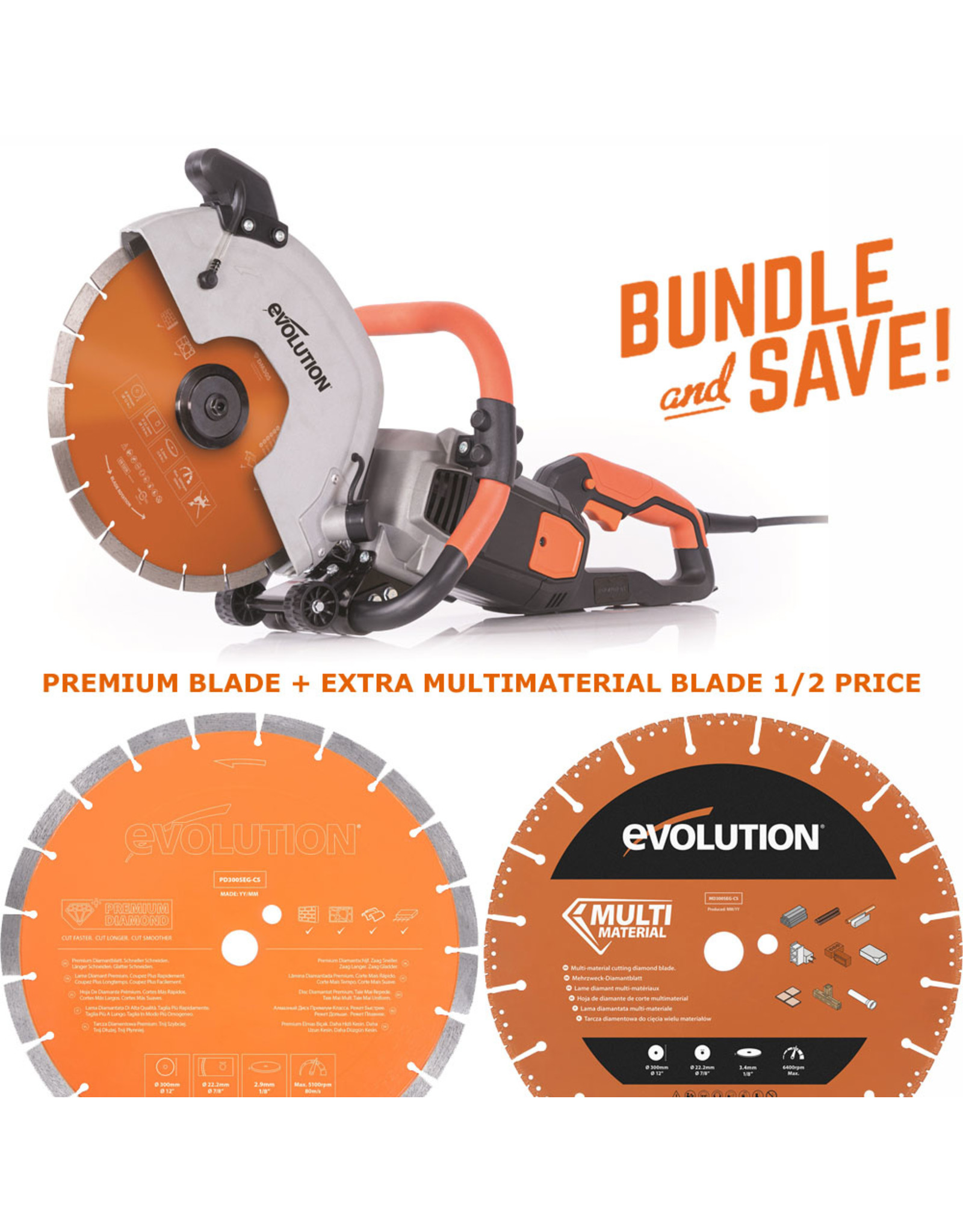 ELECTRIC DISCCUTTER R300DCT+ + EXTRA 