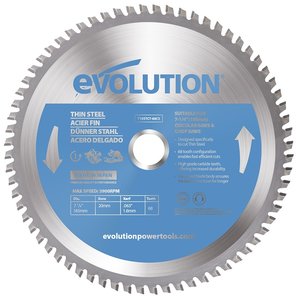 Evolution Power Tools Steel Line LAME DE SCIE ACIER FIN 185 MM - CS