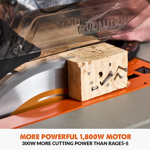 Evolution Power Tools Build Line Scie à table portable R255TBL+ avec système d'extraction de poussière incl.