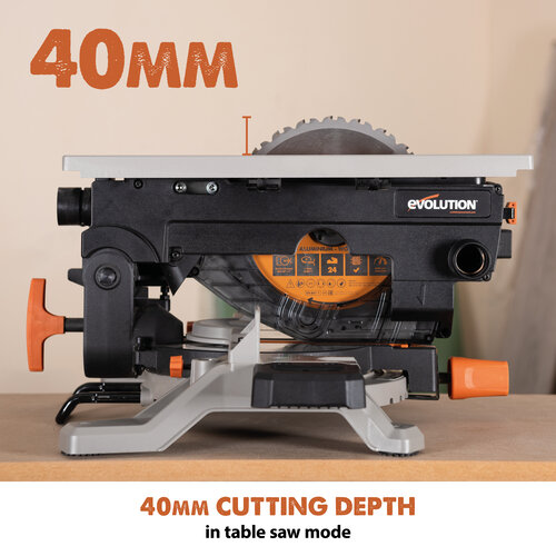 Evolution Power Tools Build Line Convertible Mitre/Table Saw - R210MTS-G2