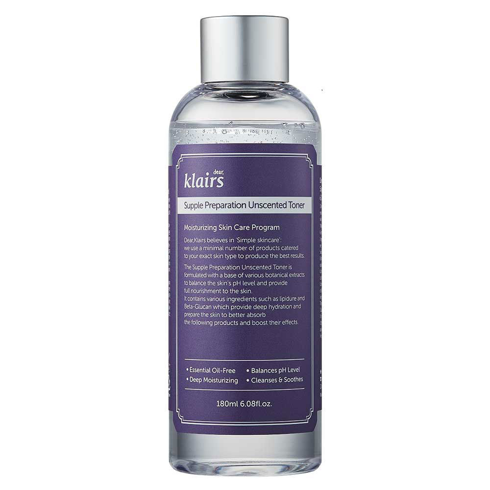 Klairs - Supple Preparation Unscented Toner 180ml - Little Wonderland