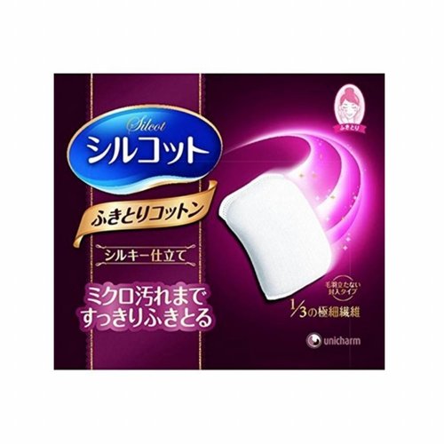 Unicharm Silcot Silky Wiping off Facial Touch