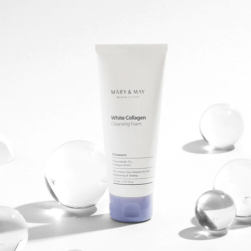 Mary & May White Collagen Cleansing Foam Mary & May White Collagen Cleansing Foam