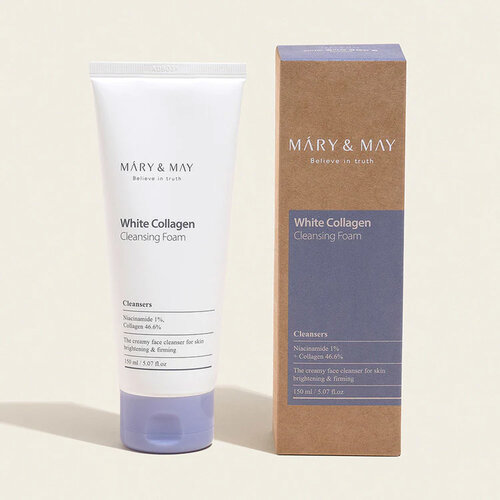 Mary & May White Collagen Cleansing Foam Mary & May White Collagen Cleansing Foam