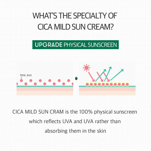 VT Cosmetics Cica Mild Sun Cream SPF32 PA++ VT Cosmetics Cica Mild Sun Cream SPF32 PA++