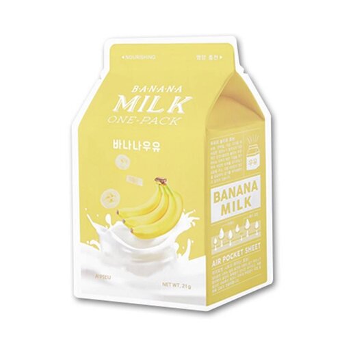 A'pieu Banana  Milk One Pack Mask