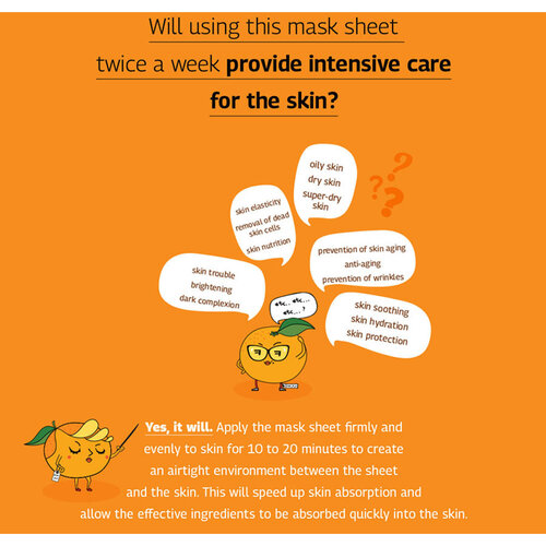 Tangerine Bright+Moist Mask