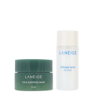 Laneige Cica Sleeping Mask 10ml + Cream Skin 10ml Set