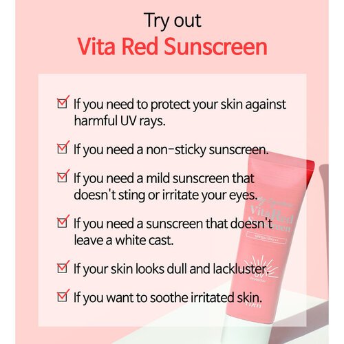 TIA'M My Signature Vita Red Sunscreen SPF50+ PA+++