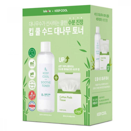 Soothe Bamboo Toner & Tissue Cotton Special Set [2 pcs]