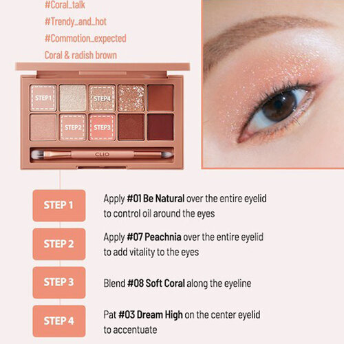 CLIO Pro Eye Palette 03 Coral Talk CLIO Pro Eye Palette 03 Coral Talk