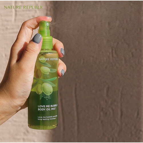 Nature Republic Love Me Bubble Body Oil Mist Olive