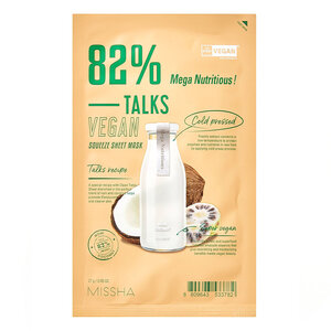 Missha Talks Vegan Squeeze Sheet Mask Mega Nutritious Missha Talks Vegan Squeeze Sheet Mask Mega Nutritious