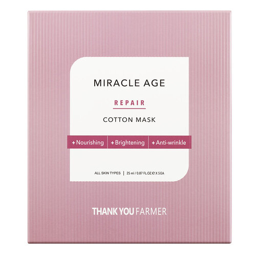 Thank You Farmer Miracle Age Repair Cotton Mask