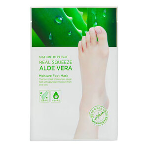 Nature Republic Real Squeeze Aloe Vera Moisture Foot Mask Nature Republic Real Squeeze Aloe Vera Moisture Foot Mask