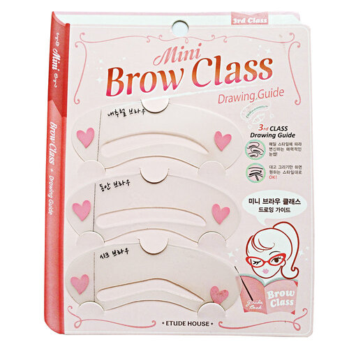 Etude House Mini Brow Class Drawing Guide Etude House Mini Brow Class Drawing Guide