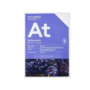 Missha Phytochemical Anthocyanin  Skin Supplement Sheet Mask
