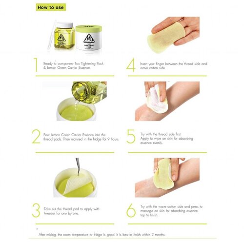 Neogen Code 9 Lemon Green Caviar Essence & Tox Tightening Pack Kit Neogen Code 9 Lemon Green Caviar Essence & Tox Tightening Pack Kit