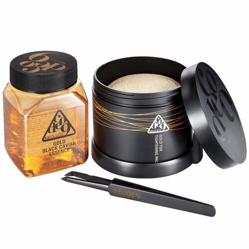 Neogen Code 9 Gold Black Caviar & Gold Tox Tightening Pack Kit