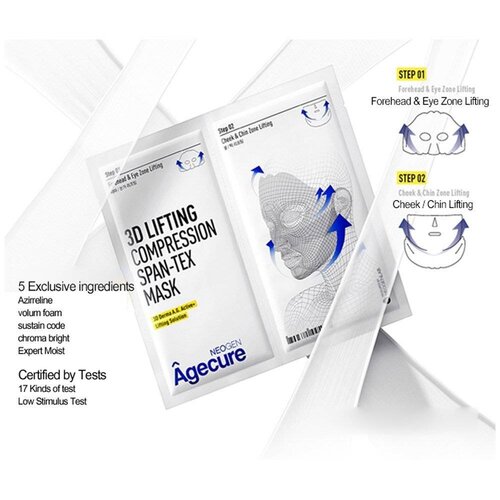 Neogen Agecure 3D Lifting Compression Spantex Mask Neogen Agecure 3D Lifting Compression Spantex Mask