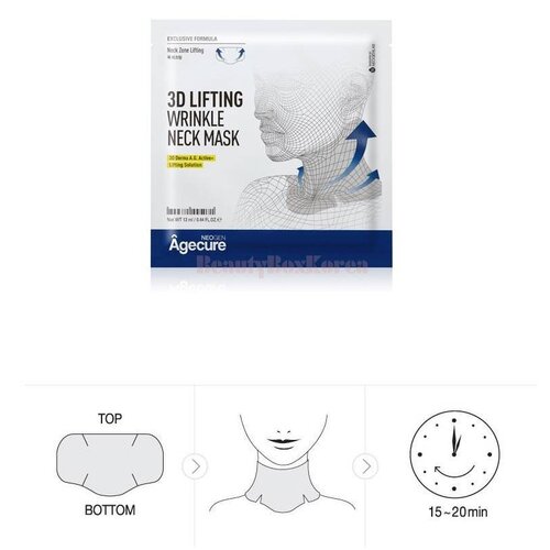 Neogen Agecure 3D Lifting Wrinkle Neck Mask