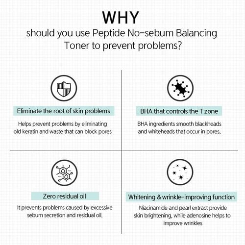 Peptide No-Sebum Balancing Toner Peptide No-Sebum Balancing Toner