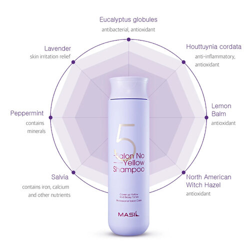 Masil 5 Salon No Yellow Shampoo Masil 5 Salon No Yellow Shampoo
